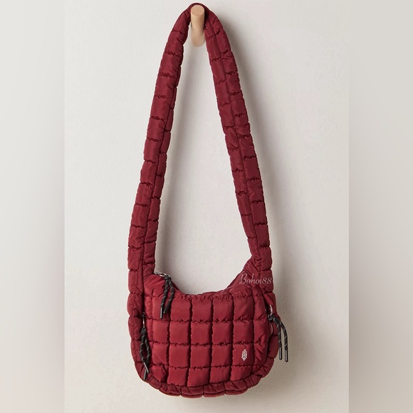 Free People Handbags - NEW Free People Quilted Baby Carryall Sling Bag